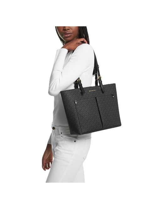 JET SET TRAVEL MD DBLPOCKET TOTE MICHAEL KORS | 35F3GTVT3B/BLACK